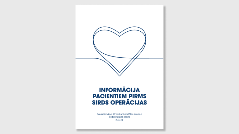 Informācija un praktiskās rekomendācijas pacientam  pirms sirds operācijas